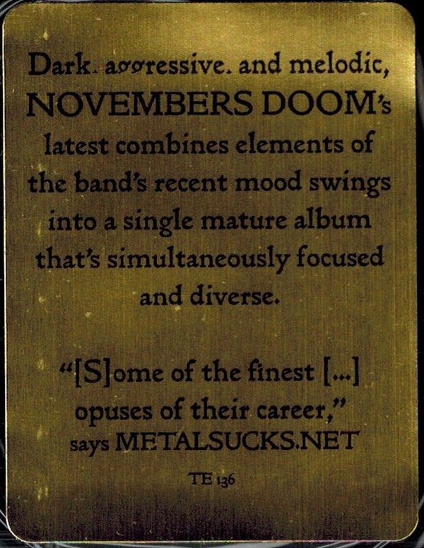 Novembers Doom : Into Night's Requiem Infernal (CD, Album)