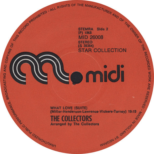 The Collectors (4) : The Collectors (LP, Album, RE)