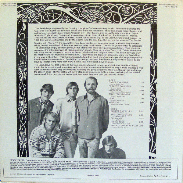 The Beach Boys : The Beach Boys (LP, Comp)