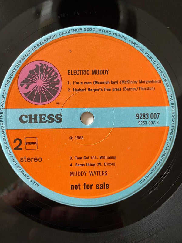 Muddy Waters : Electric Muddy (LP, Album, Promo, RE)