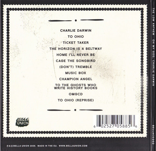 The Low Anthem : Oh My God, Charlie Darwin (CD, Album)