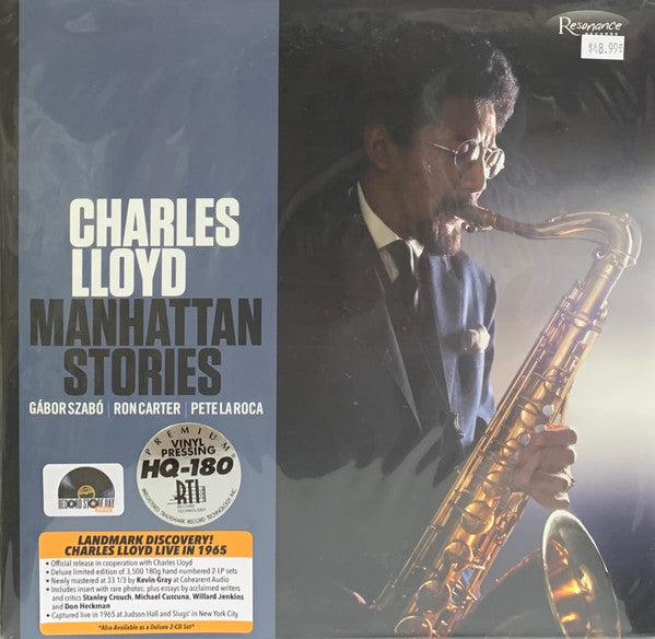 Charles Lloyd : Manhattan Stories (2xLP, Album, Ltd, Num, RE, 180)