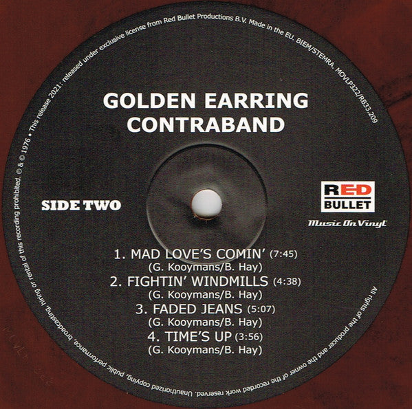 Golden Earring : Contraband (LP, Album, Ltd, RE,  "S)