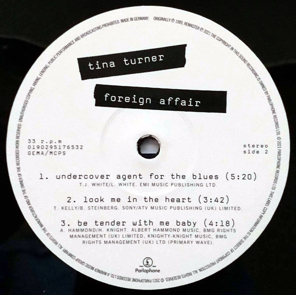 Tina Turner - Tina Turner - Foreign Affair (LP) (LP) - Discords.nl