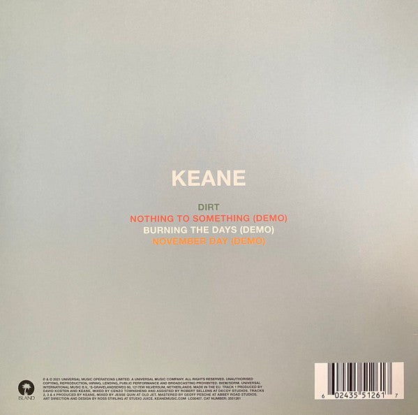 Keane : Dirt (12", EP, Ltd, Pin)