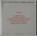 Matthijs Vermeulen : The Complete Works Of Matthijs Vermeulen - Volume I (2xLP)