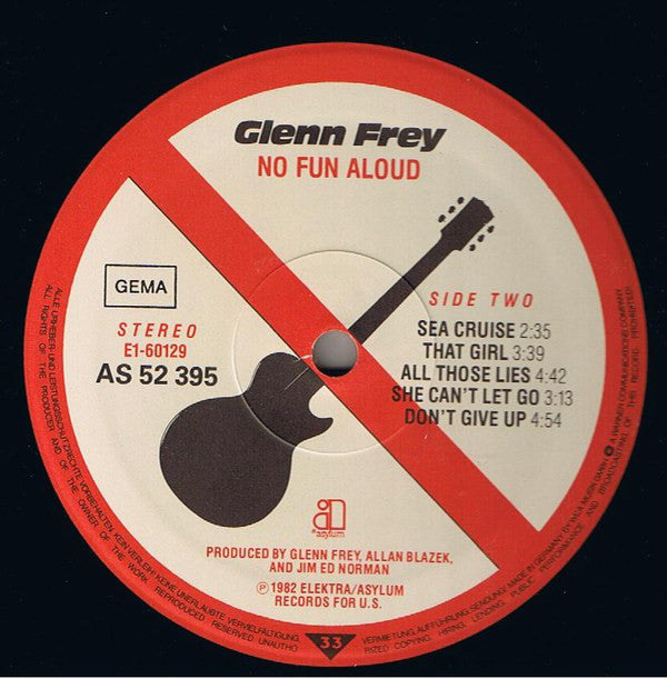 Glenn Frey : No Fun Aloud (LP, Album)