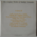 Matthijs Vermeulen : The Complete Works Of Matthijs Vermeulen - Volume III (2xLP)