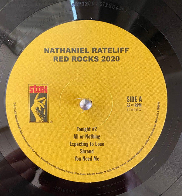 Nathaniel Rateliff : Red Rocks 2020 (2xLP, Album, Tra)