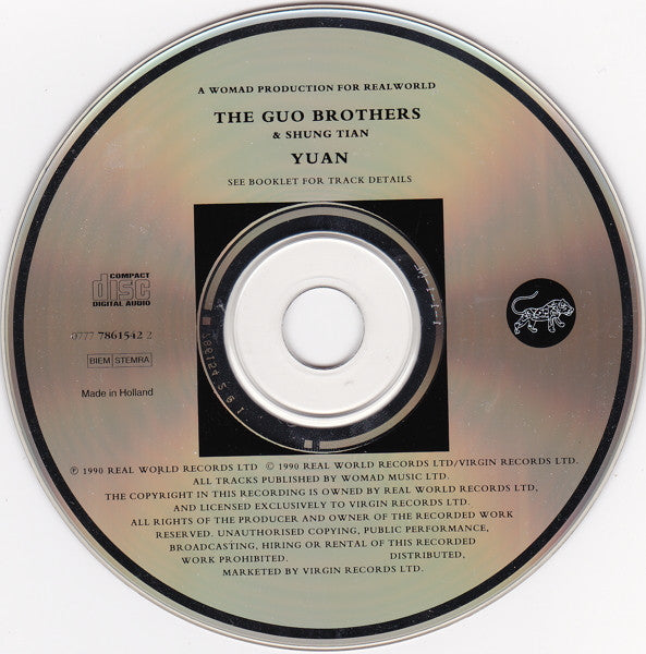 The Guo Brothers & Shung Tian : Yuan (CD, Album)