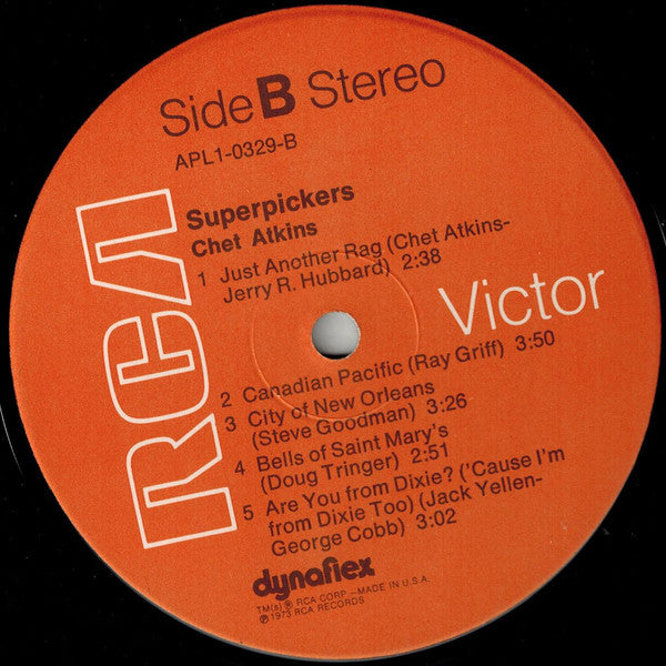 Chet Atkins : Superpickers (LP, Album, Ind)