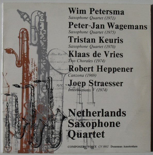 Netherlands Saxophone Quartet : Netherlands Saxophone Quartet (LP, Ltd)
