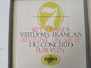 André Navarra, Lily Laskine, Maurice André, Marie-Claire Alain, Pierre Pierlot, Jean-Pierre Rampal, Robert Veyron-Lacroix : Sept Grands Virtuoses Français Révèlent Un Siècle Du Concerto Européen (4xLP, Album + Box, Comp)