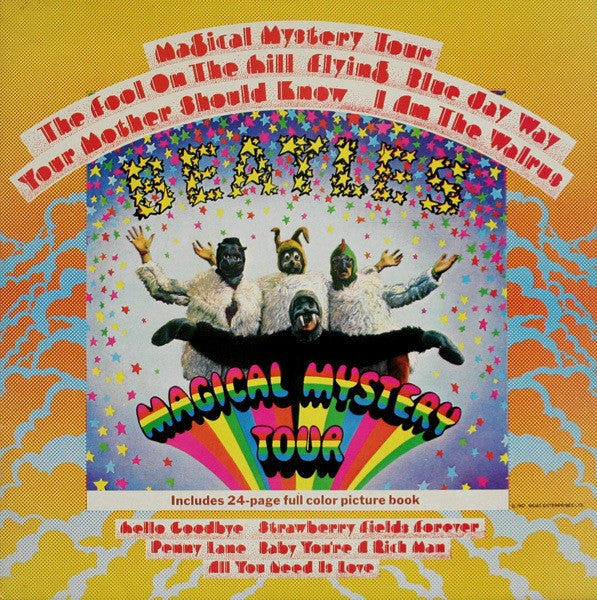 The Beatles : Magical Mystery Tour (LP, Comp, RE, Yel)