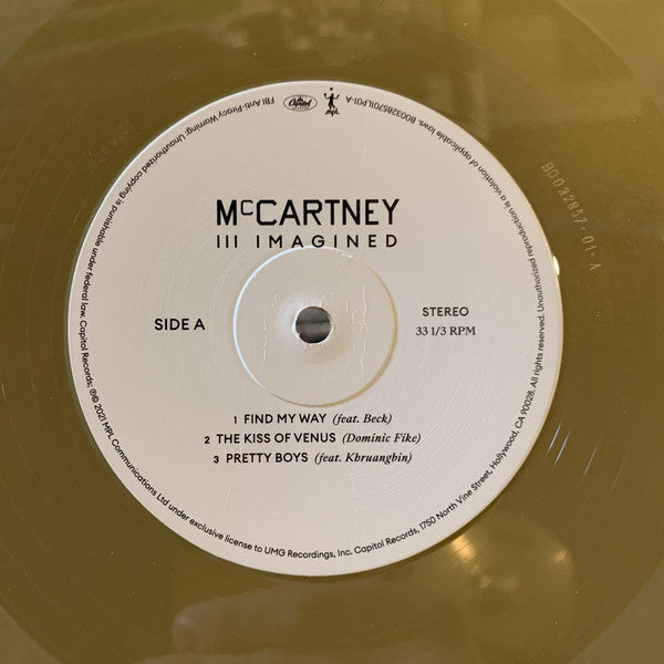 Paul McCartney : McCartney III Imagined (2xLP, Ltd, Gol)