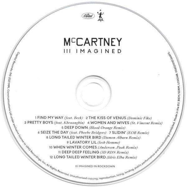 Paul McCartney : McCartney III Imagined (CD, Album)