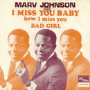 Marv Johnson : I Miss You Baby (How I Miss You) (7", Single)