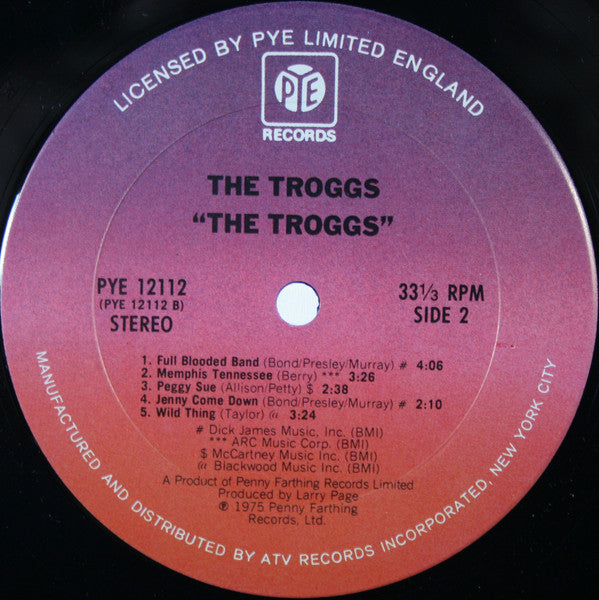 The Troggs : The Troggs (LP, Album)