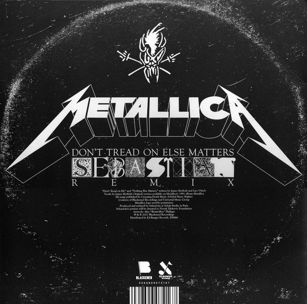 Metallica : Don't Tread On Else Matters (SebastiAn Remix) (12", S/Sided, Single, Etch)