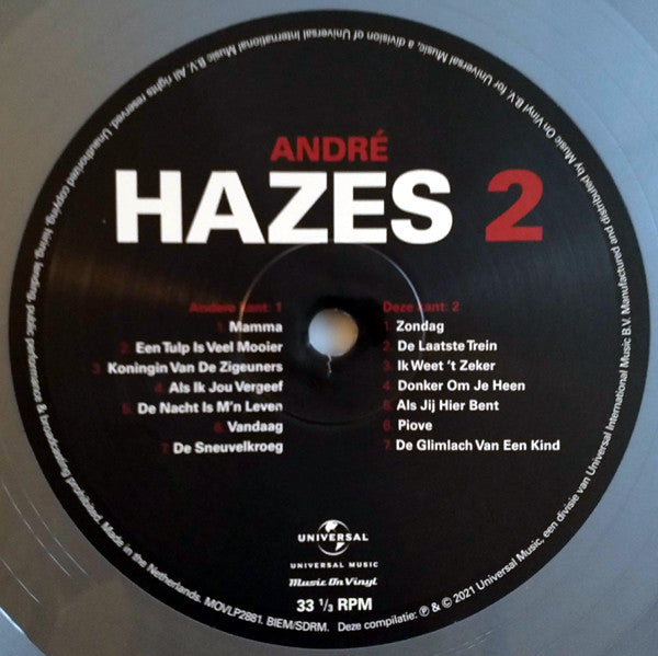 André Hazes : Hazes 2 (2xLP, Comp, Ltd, Num, 180)