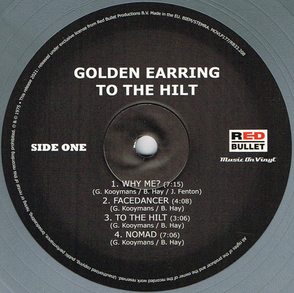 Golden Earring : To The Hilt (LP, Album, Ltd, Num, RE, sil)