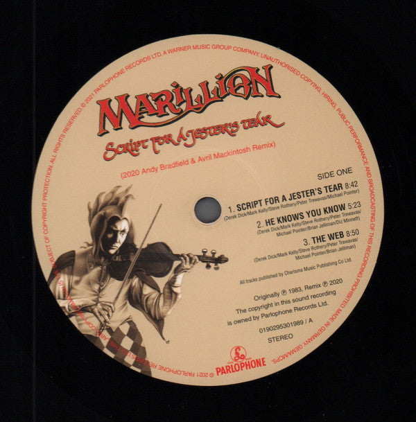 Marillion - Marillion - Script For A Jester's Tear (2020 Remix) (LP) - Discords.nl