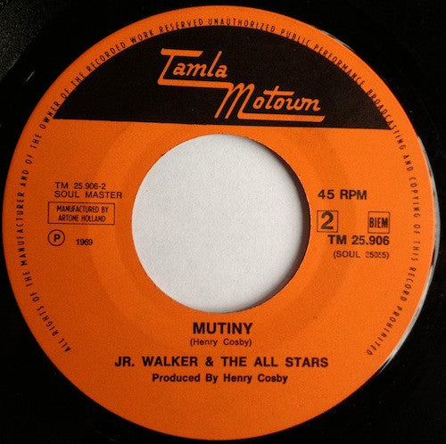 Junior Walker & The All Stars : Home Cookin' / Mutiny (7", Single, Mono)