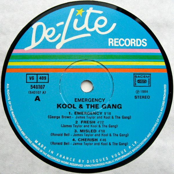 Kool & The Gang : Emergency (LP, Album)