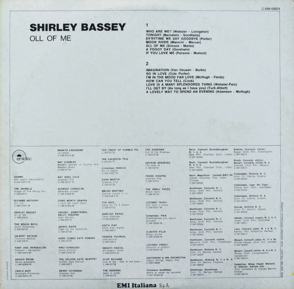 Shirley Bassey : All Of Me (LP, Comp, 12 )