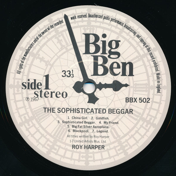 Roy Harper : The Sophisticated Beggar (LP, Album, RE)