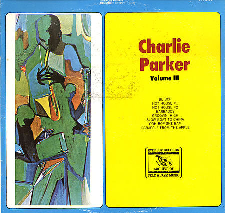 Charlie Parker : Charlie Parker Volume III (LP, Comp)
