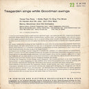 Benny Goodman And His Orchestra : Teagarden Sings While Goodman Swings (7", EP, Mono)
