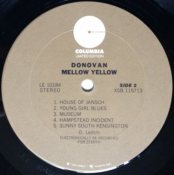 Donovan : Mellow Yellow (LP, Album, Ltd, RE)