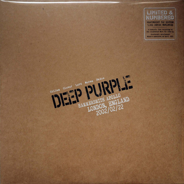 Deep Purple : Live In London 2002 (3xLP, Album, Ltd, Num)