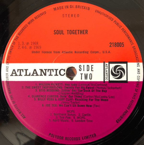 Various : Soul Together (LP, Comp)
