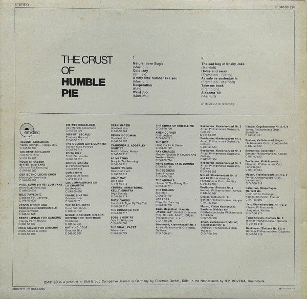 Humble Pie : The Crust Of Humble Pie (LP, Comp)