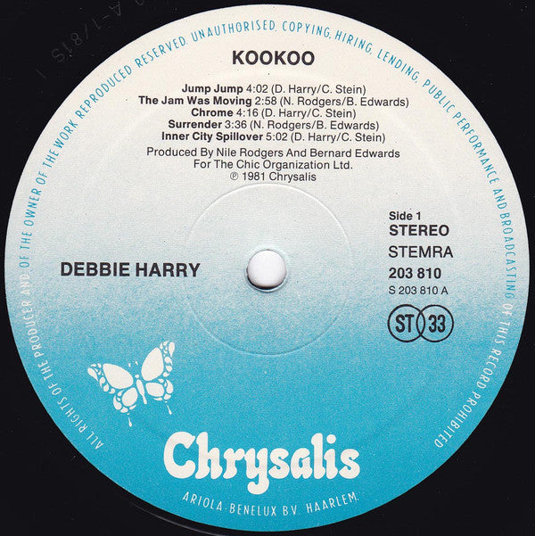 Debbie Harry* : KooKoo (LP, Album)