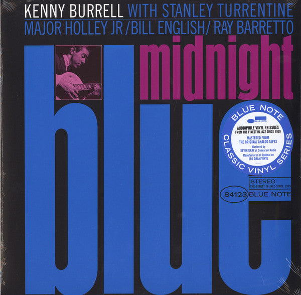 Kenny Burrell : Midnight Blue (LP, Album, RE, 180)