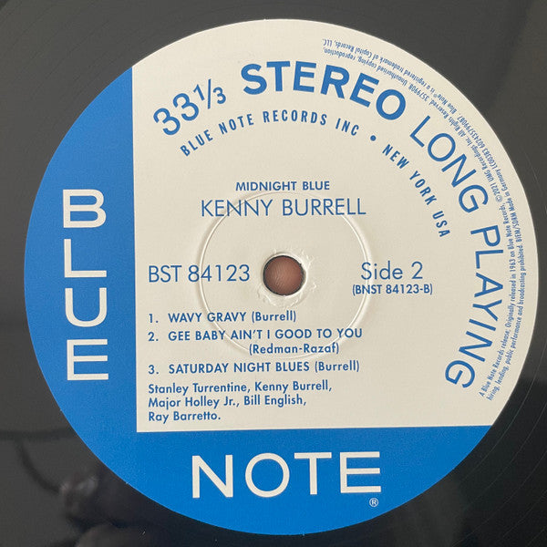 Kenny Burrell : Midnight Blue (LP, Album, RE, 180)