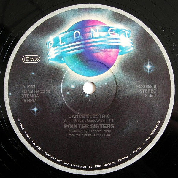 Pointer Sisters : I'm So Excited (Remix) (12", Single)