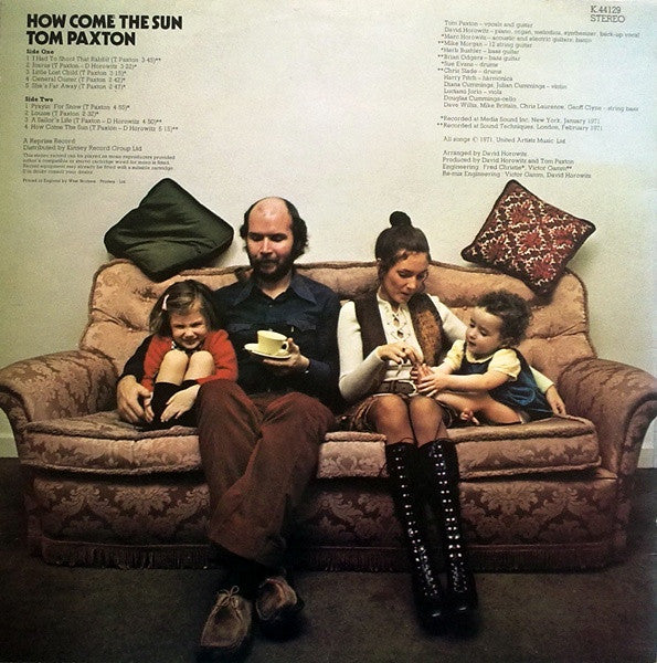 Tom Paxton : How Come The Sun (LP)