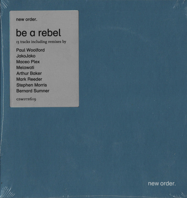 New Order : Be A Rebel (CD, Single)