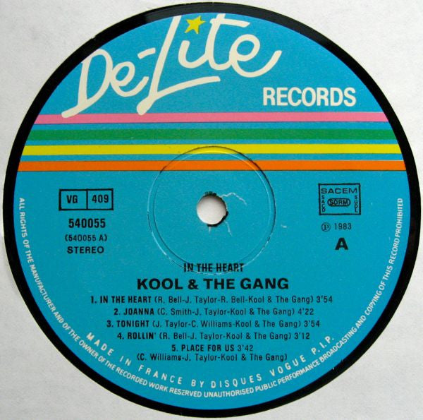 Kool & The Gang - In The Heart (LP Tweedehands) - Discords.nl