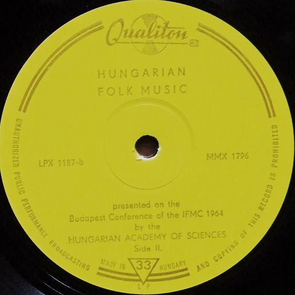 Various - Hungarian Folk Music (LP Tweedehands) - Discords.nl