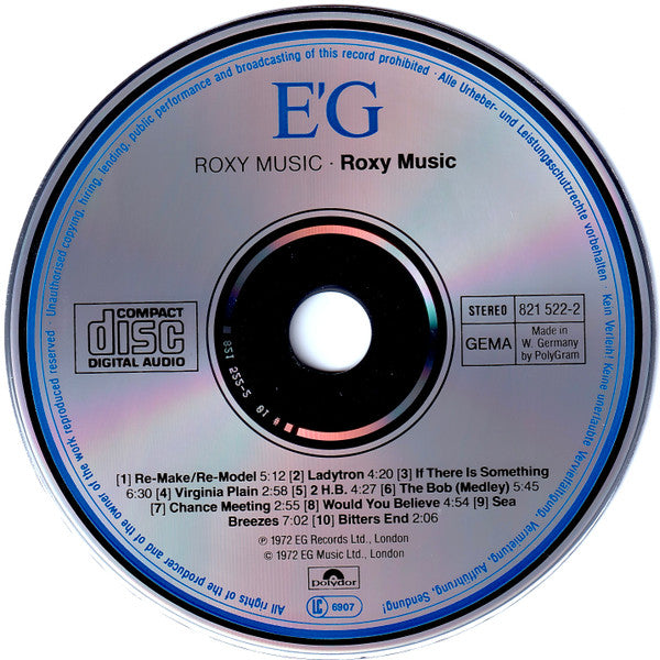 Roxy Music - Roxy Music (CD Tweedehands) - Discords.nl