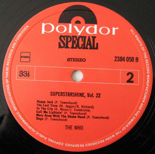 Who, The - Superstarshine Vol. 22 (LP Tweedehands) - Discords.nl