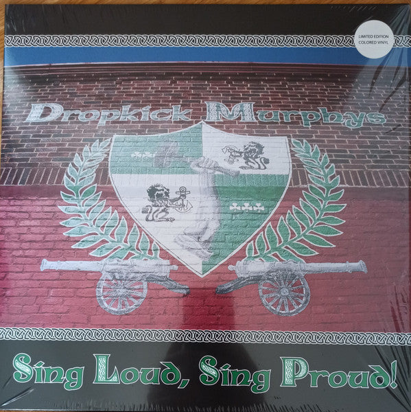 Dropkick Murphys : Sing Loud, Sing Proud! (LP, Album, RE, Whi)