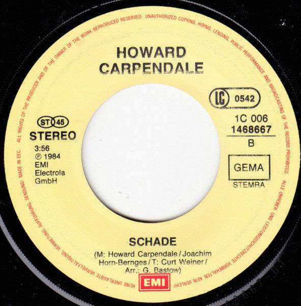 Howard Carpendale : Hello Again (7", Single)