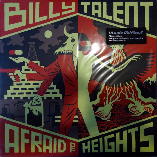 Billy Talent : Afraid Of Heights (2xLP, Album, RE)