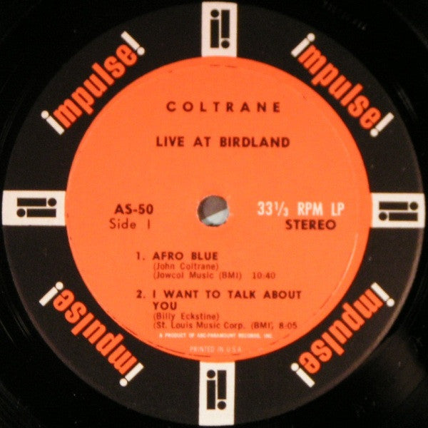 John Coltrane : Live At Birdland (LP, Album)